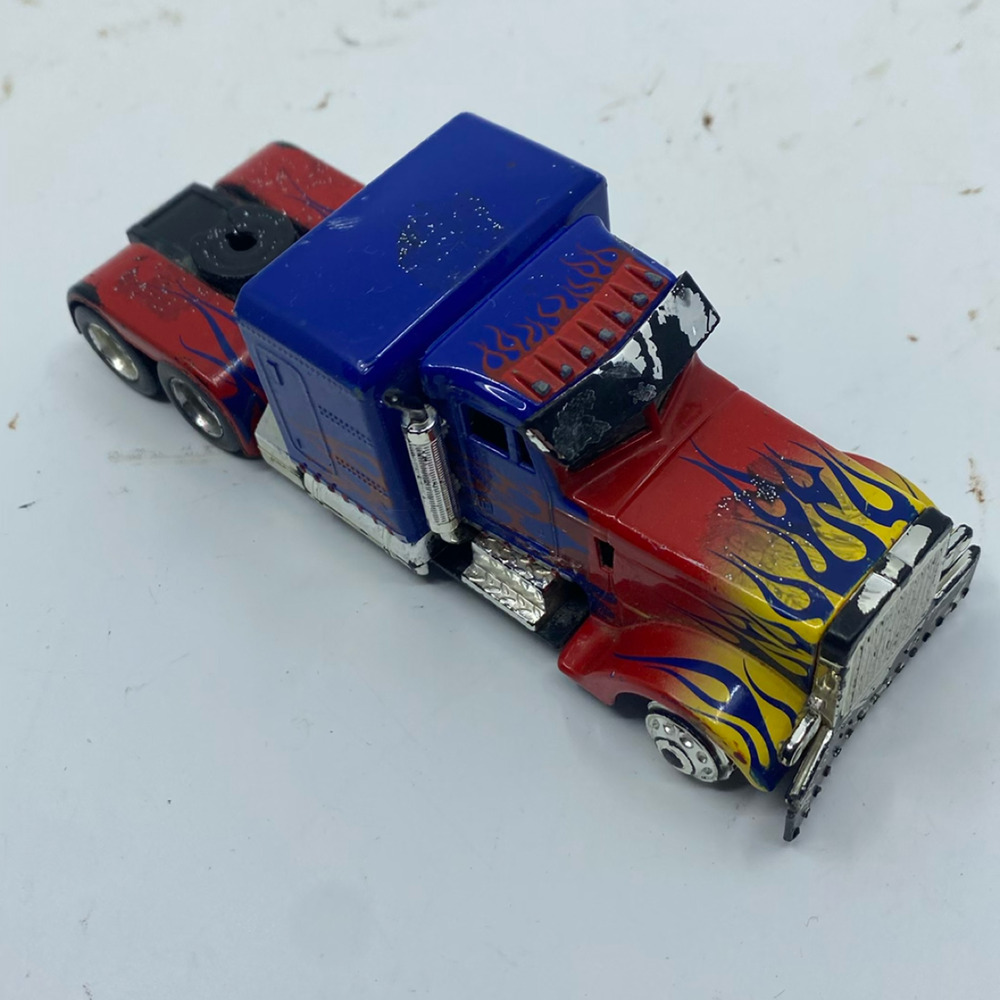 Hasbro Transformers Optimus Prime Blue Die-cast Toy Truck - Picture 2 of 8